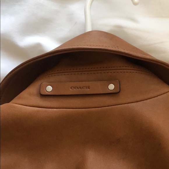 Coach leather jacket, size 4 - Picture 5 of 6